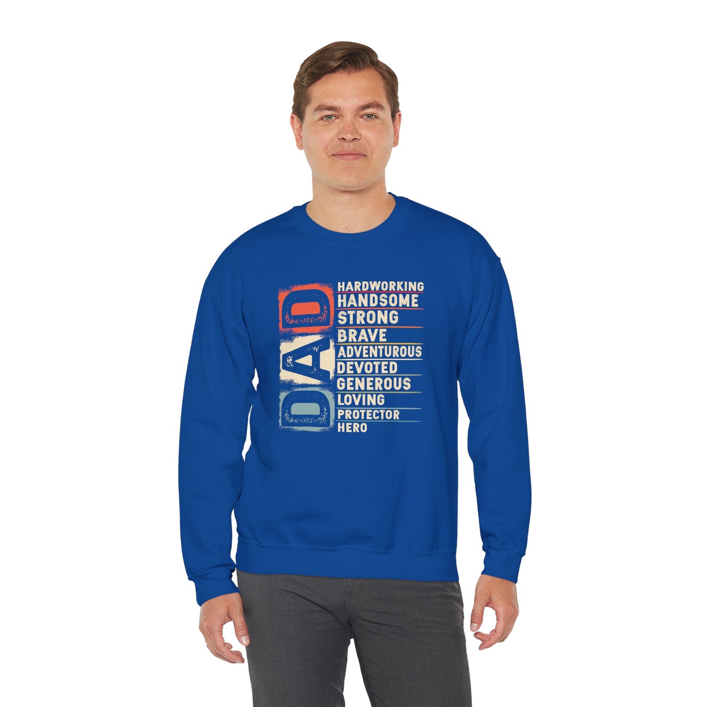 Vintage Funny Definition of Dad Retro Meme Joke Father's Day Sweatshirt
