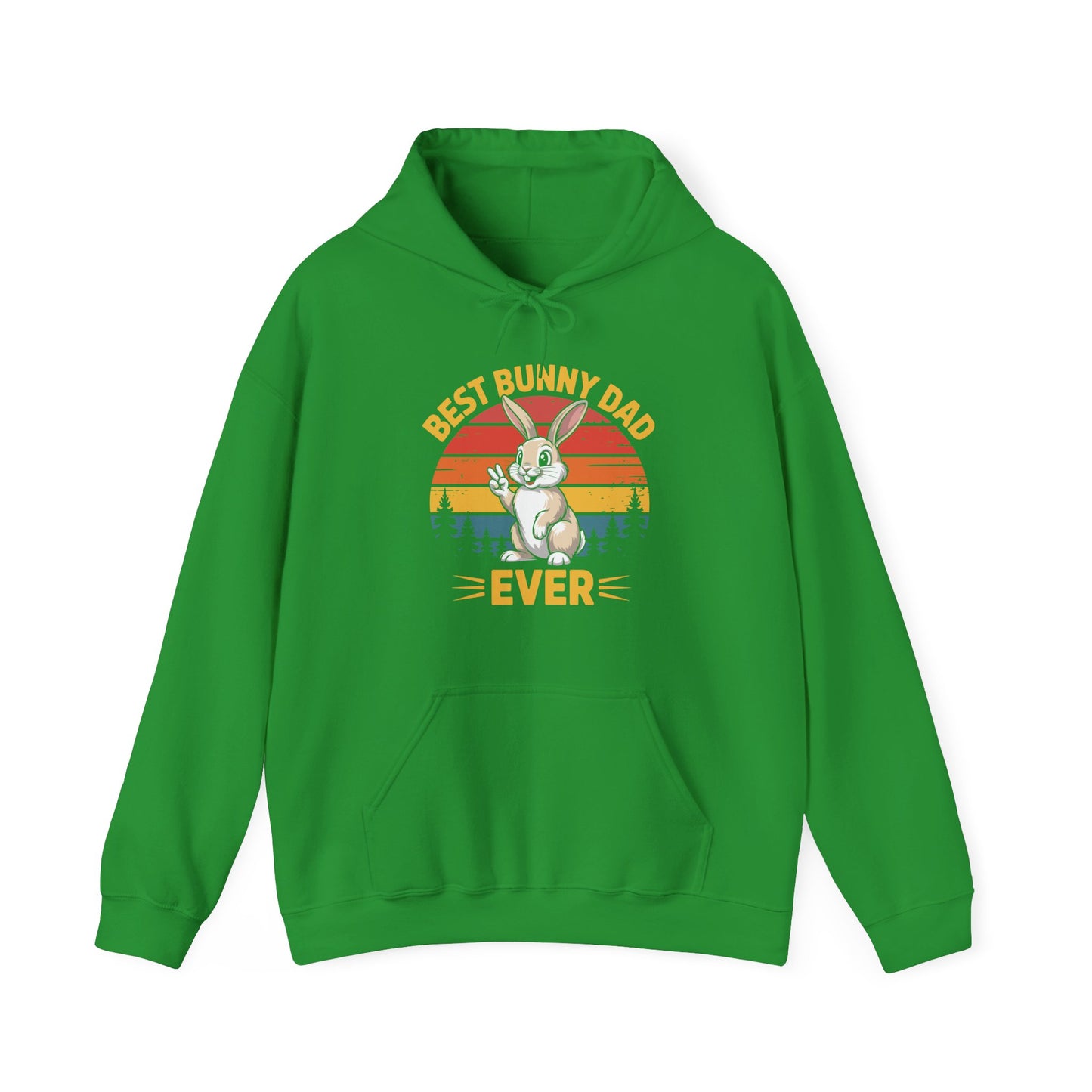 Best Bunny Dad Ever Funny Rabbit Lover Dad Gift Hoodie for Pet Owners
