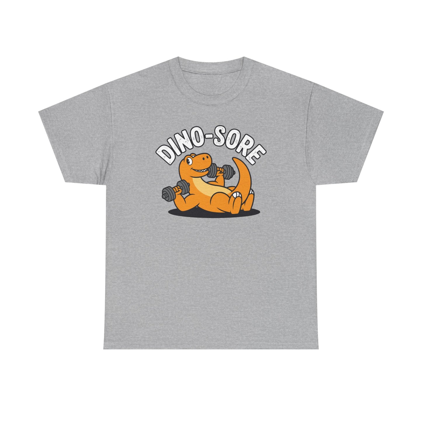 Gym Workout Dino Sore Exercise Fitness Boys Women Men T-Shirt