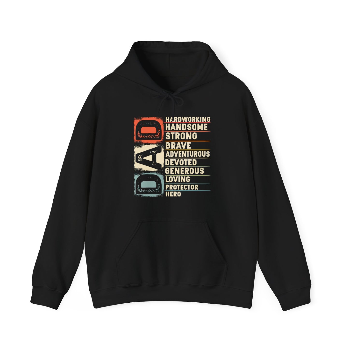 Vintage Funny Definition of Dad Retro Meme Joke Father's Day Hoodie