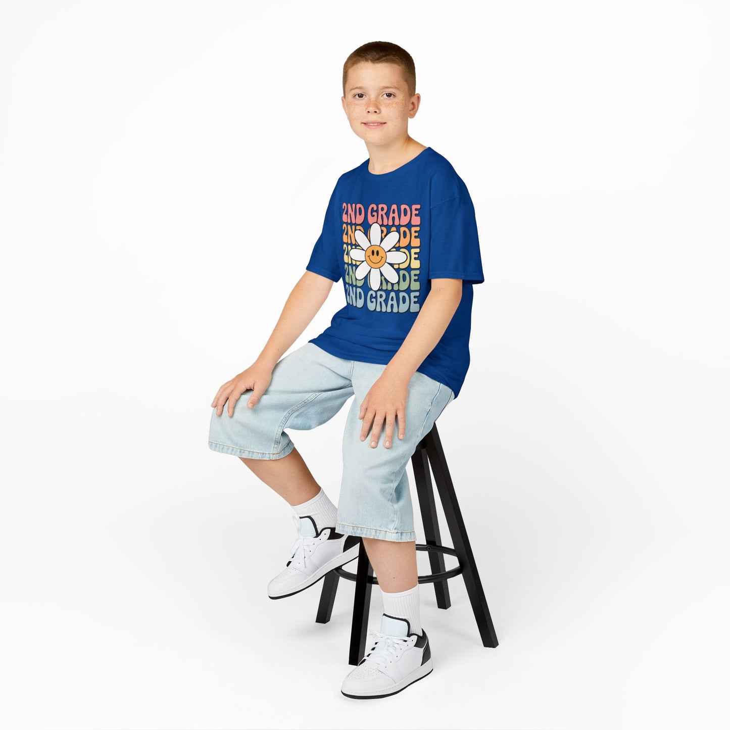 Groovy 2nd Grade Back To School First Day of Second Grade T-Shirt