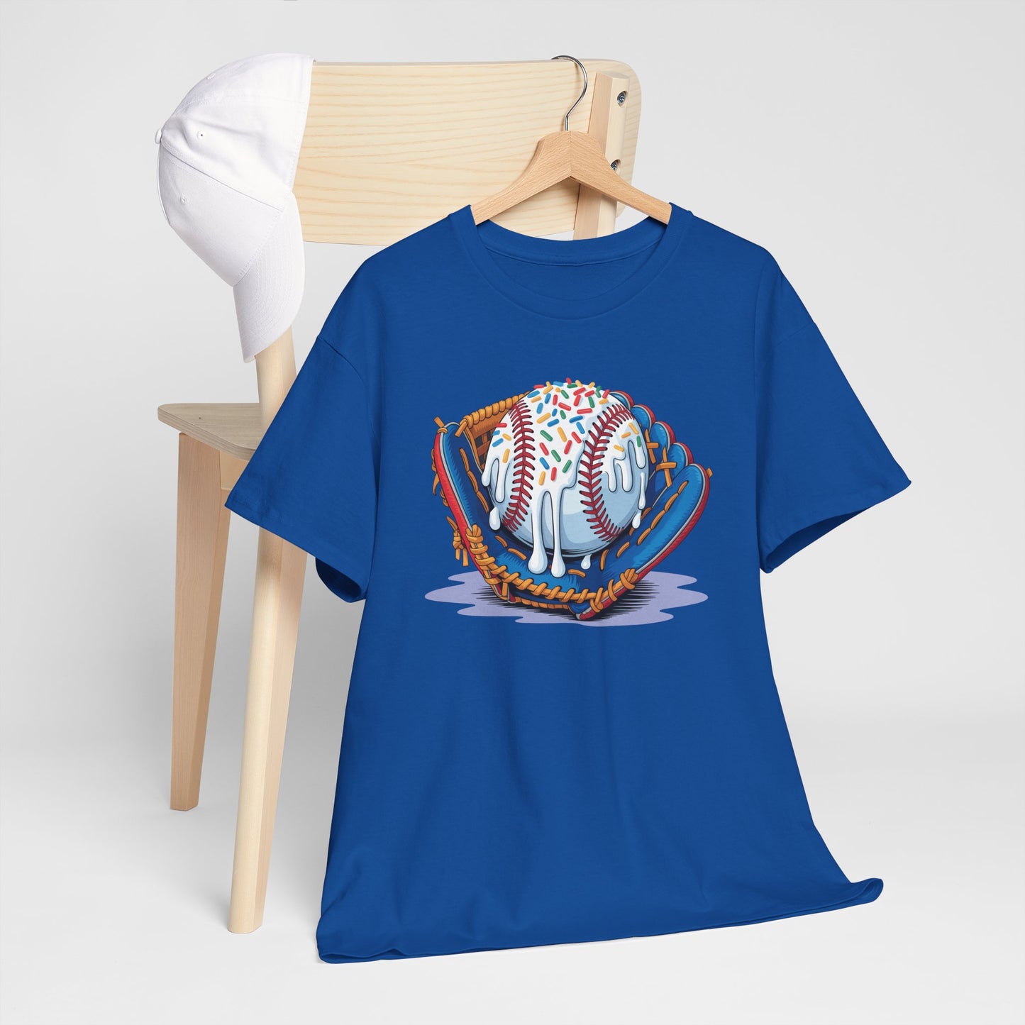 Baseball Drip Ice Cream Sprinkles Baseball Glove T-Shirt