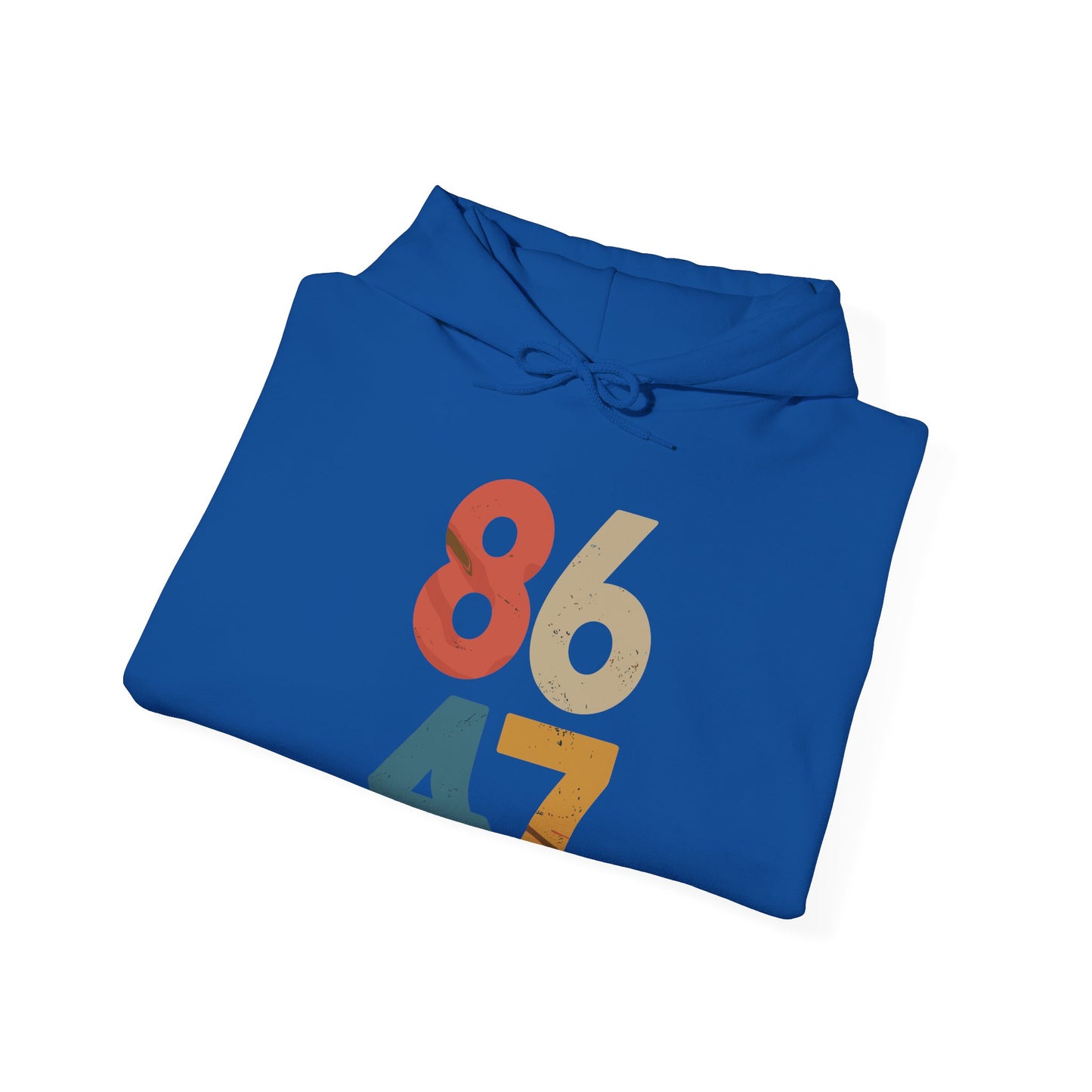 Classic Vintage 80s Style 86 47 Anti Trump Hoodie