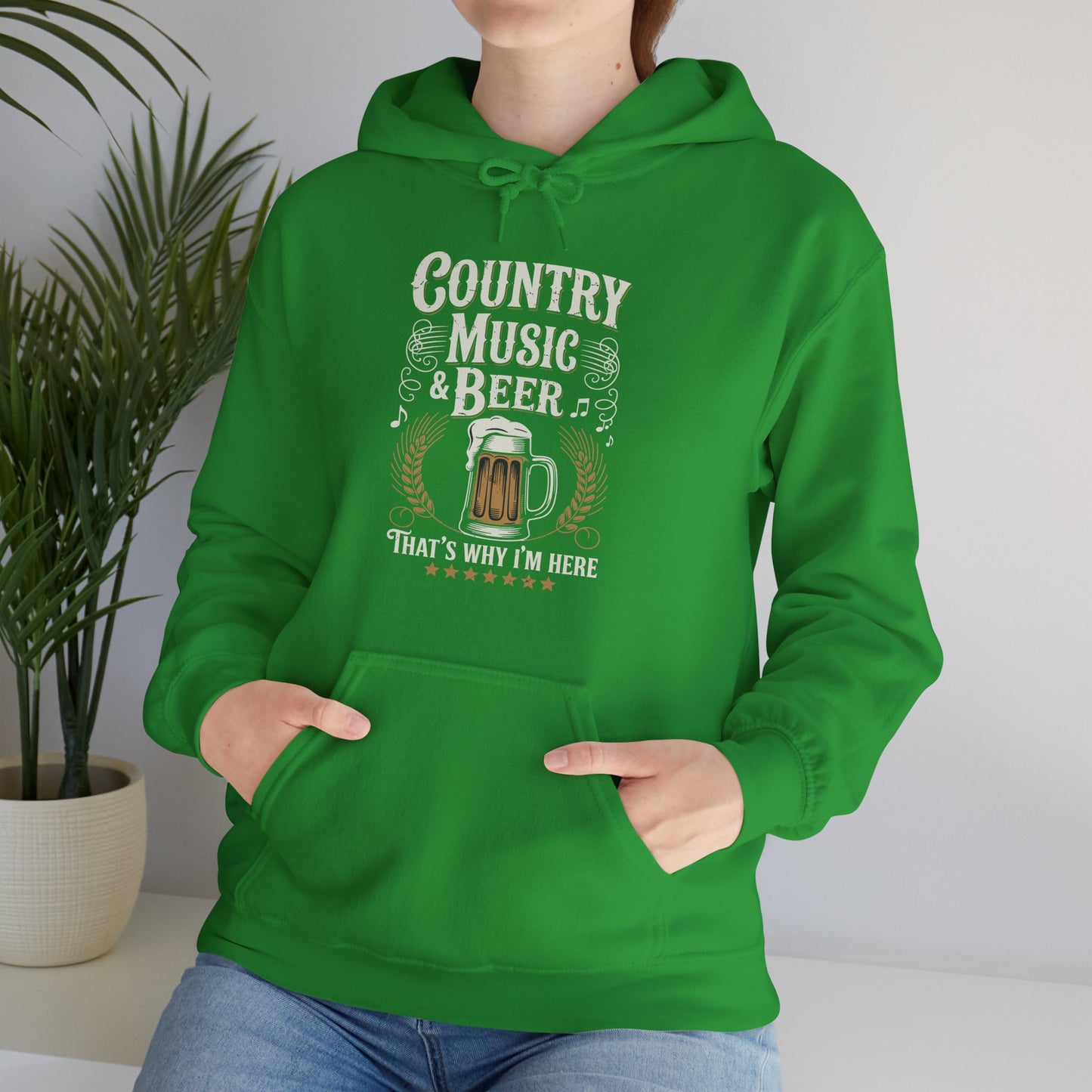 Vintage Country Music and Beer That's Why I'm Here Legends Hoodie