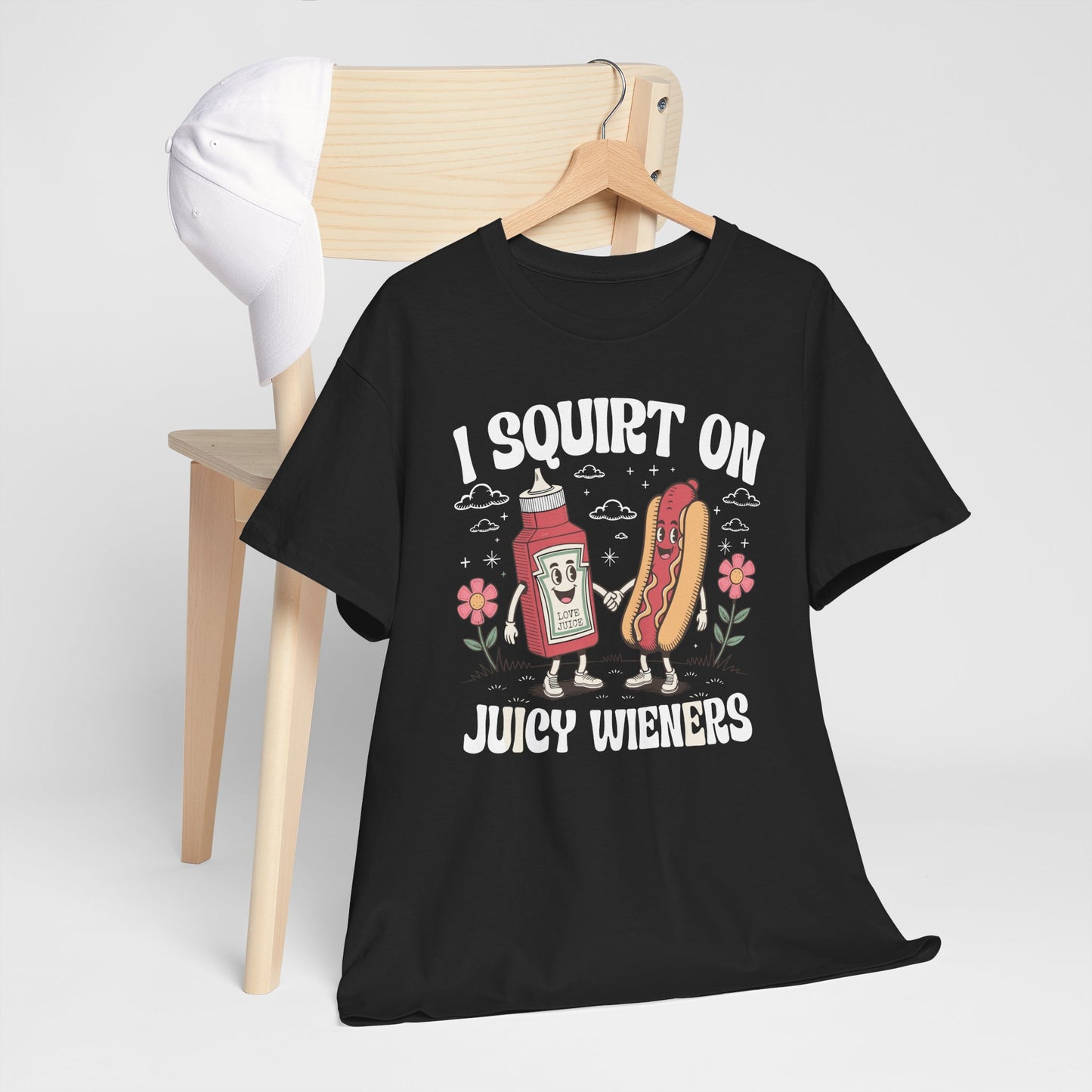 Its A Bad Day To Be A Hot Dog Funny meme Hotdog usa flag Men Women T-Shirt