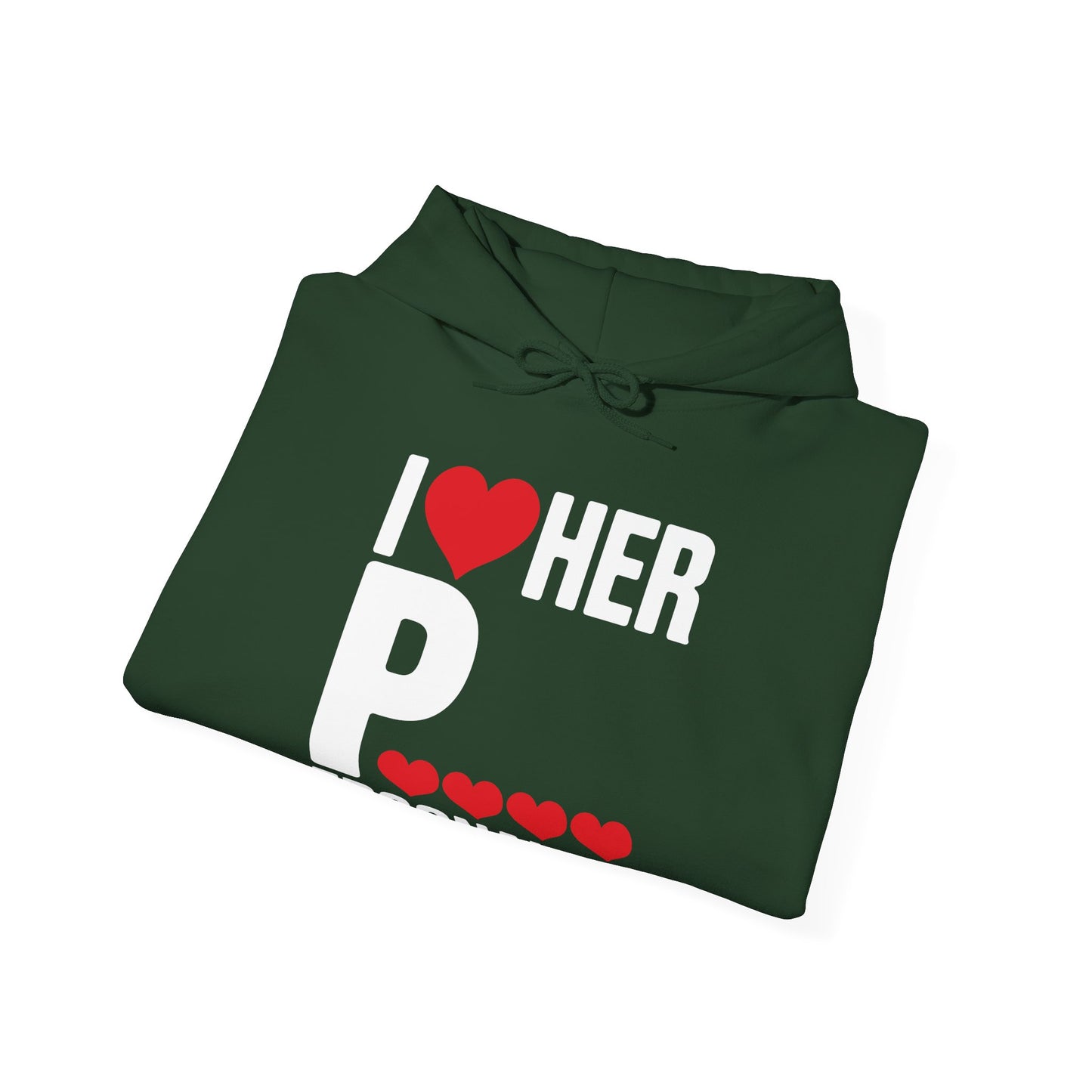 Funny Valentine's Day Couple Matching I Love Her Personality Hoodie