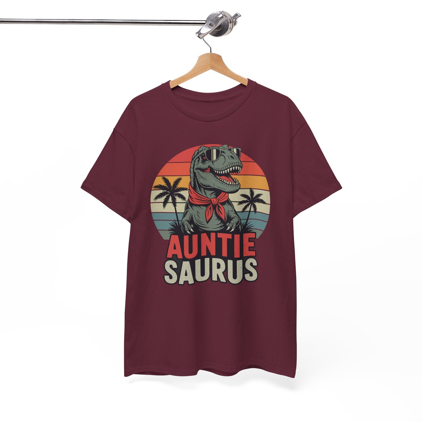 Auntiesaurus T Rex Dinosaur Auntie Saurus Family Matching T-Shirt