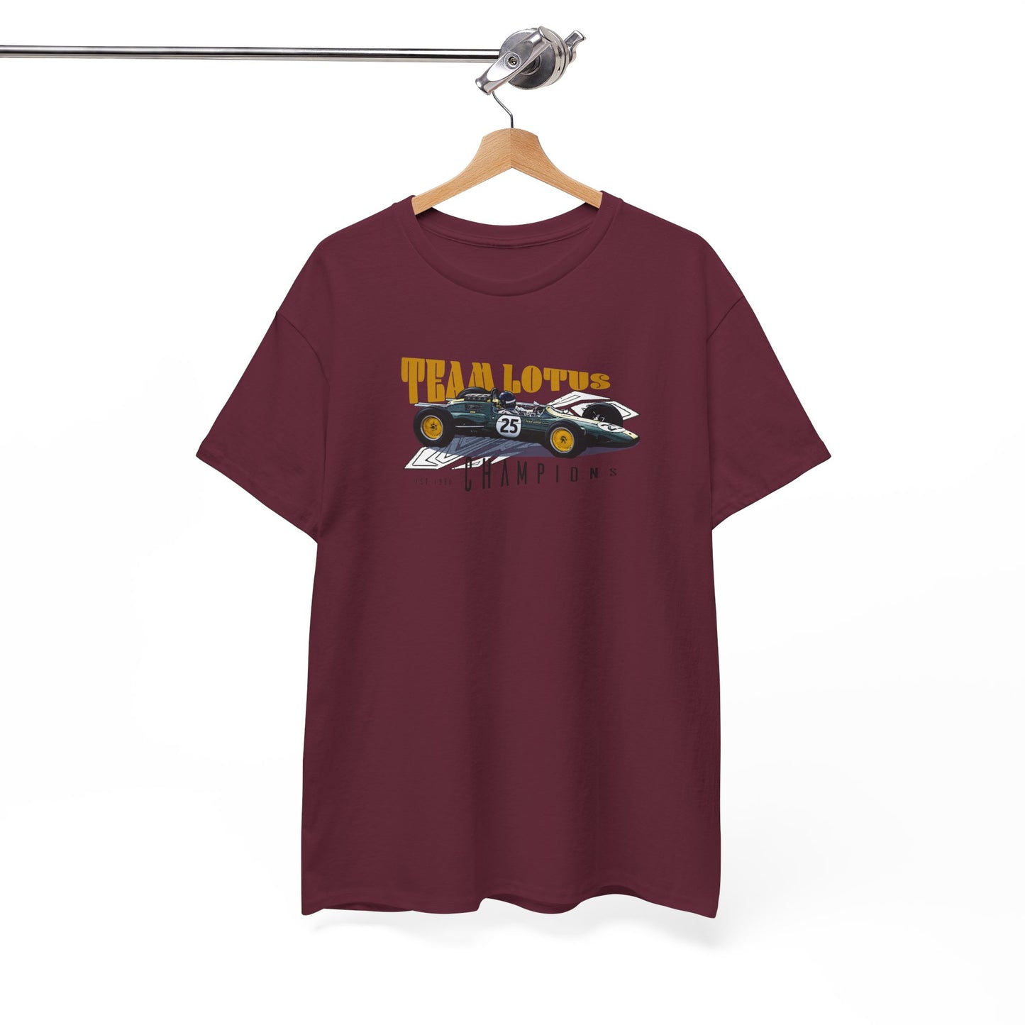 Team Lotus Champion Car T-Shirt Celebrate Racing Legacy and Speed