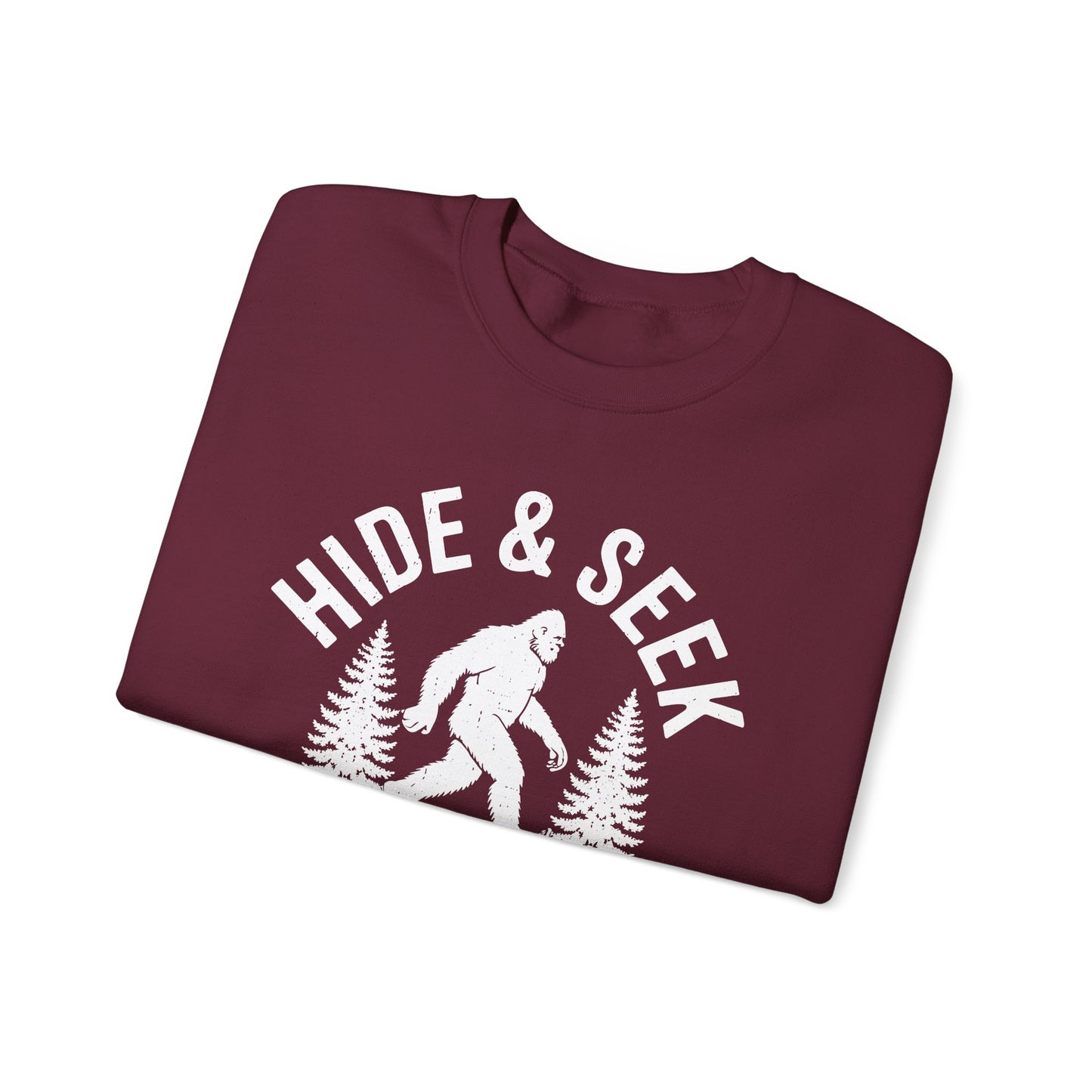 Bigfoot Hide And Seek World Champion Sasquatch Retro Vintage Sweatshirt