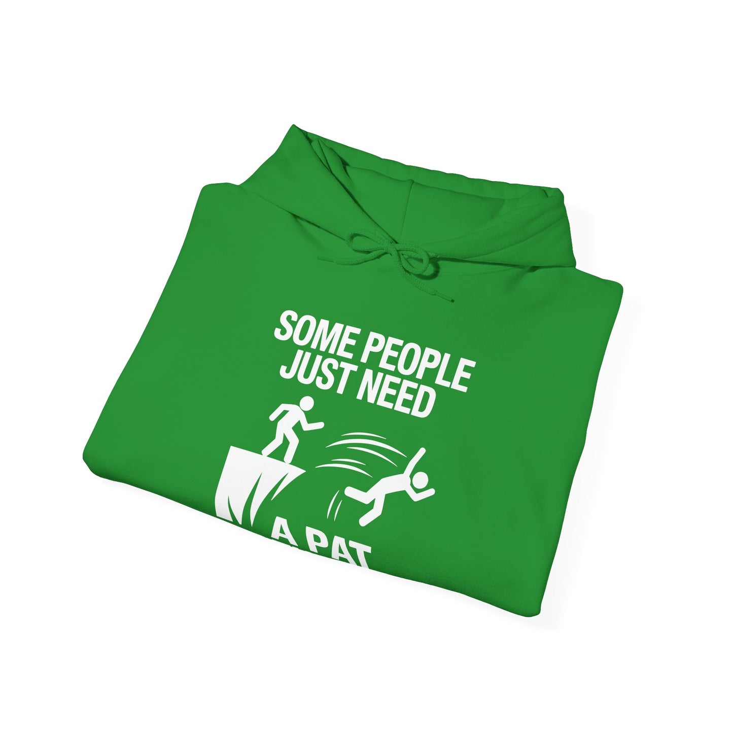 Funny Pat On The Back Adult Sarcastic Design Hoodie