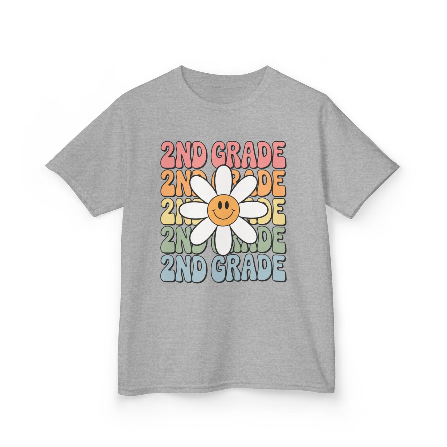 Groovy 2nd Grade Back To School First Day of Second Grade T-Shirt