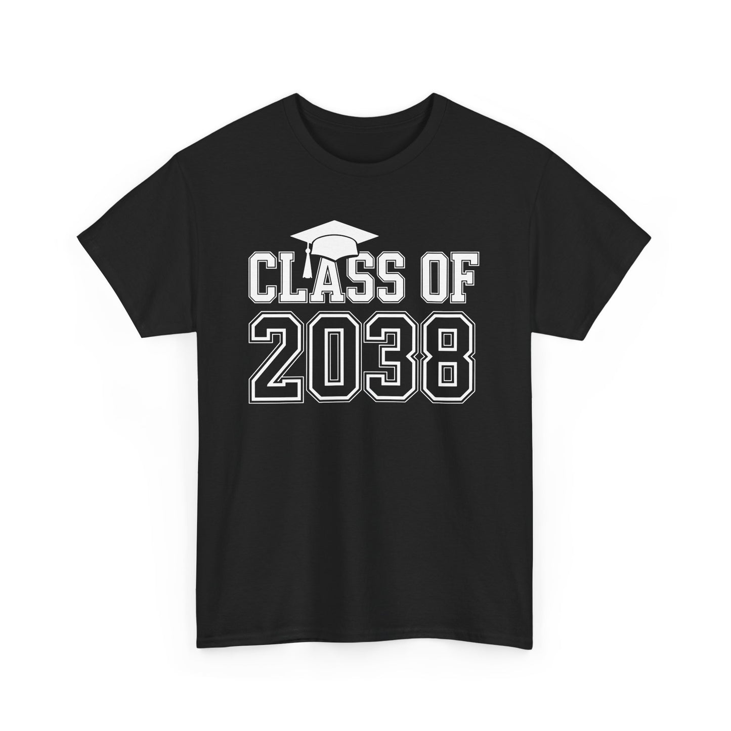 Class of 2038 Grow With Me Funny Kindergarten Back To School T-Shirt
