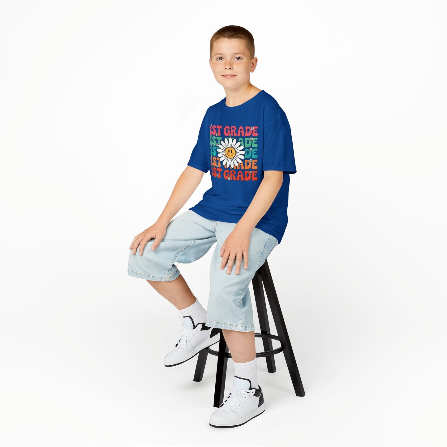 Groovy 1st Grade Back To School First Day of First Grade T-Shirt