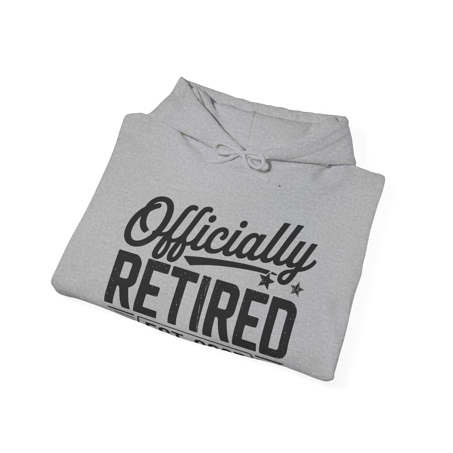 Funny Retirement 2025 Officially Retired 2025 Vintage Humor Hoodie