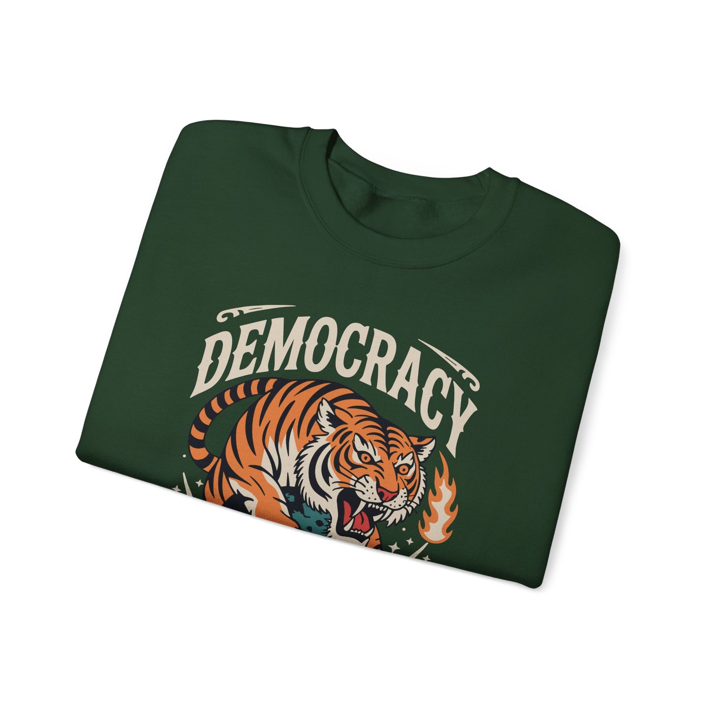 Democracy Has No King 8647 Anti Trump America Social Justice Sweatshirt