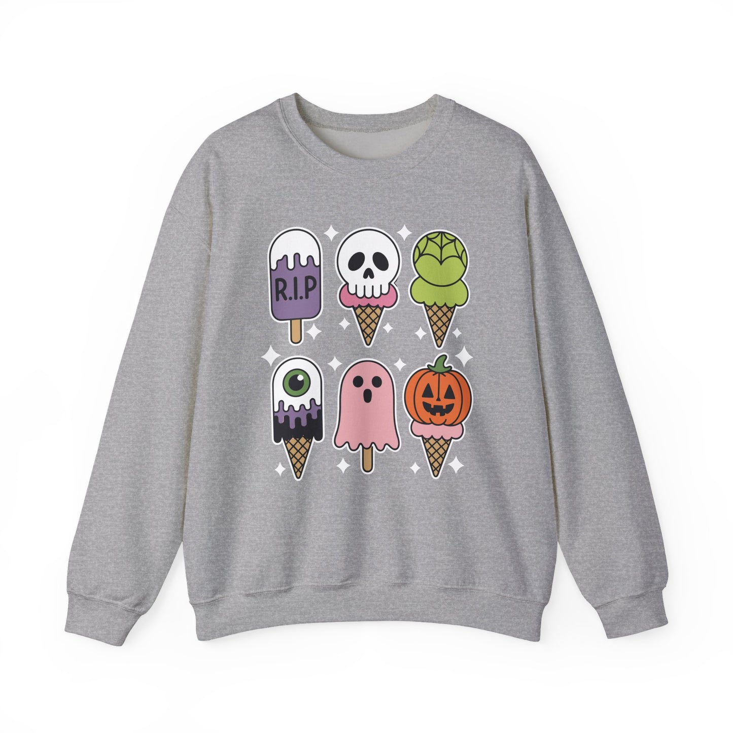 Horror Movie Summer Popsicle Halloween Ice Cream Summer-ween Sweatshirt for Men Women