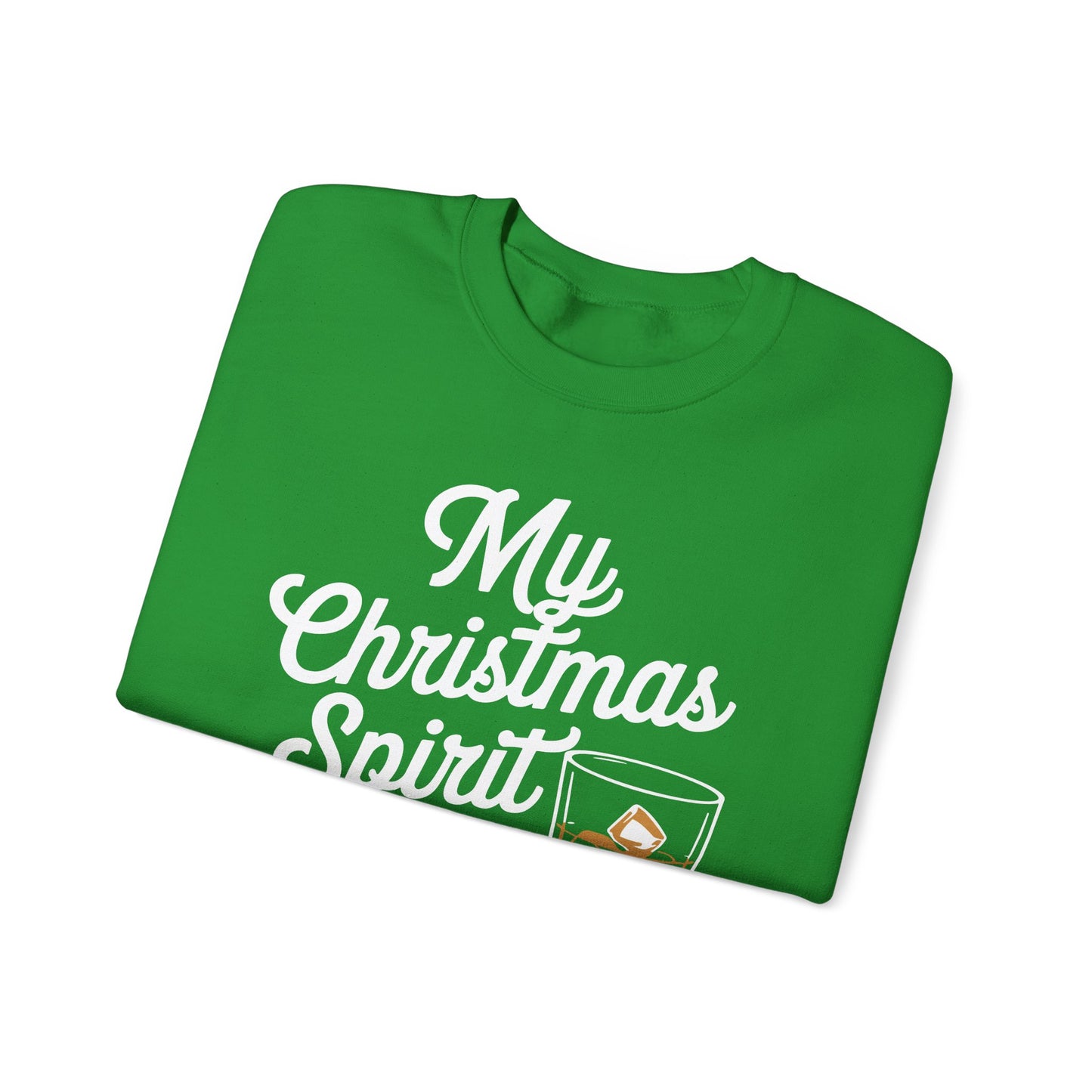 Funny Christmas Drinking Shirt Whiskey Liquor Drinker Saying Sweatshirt