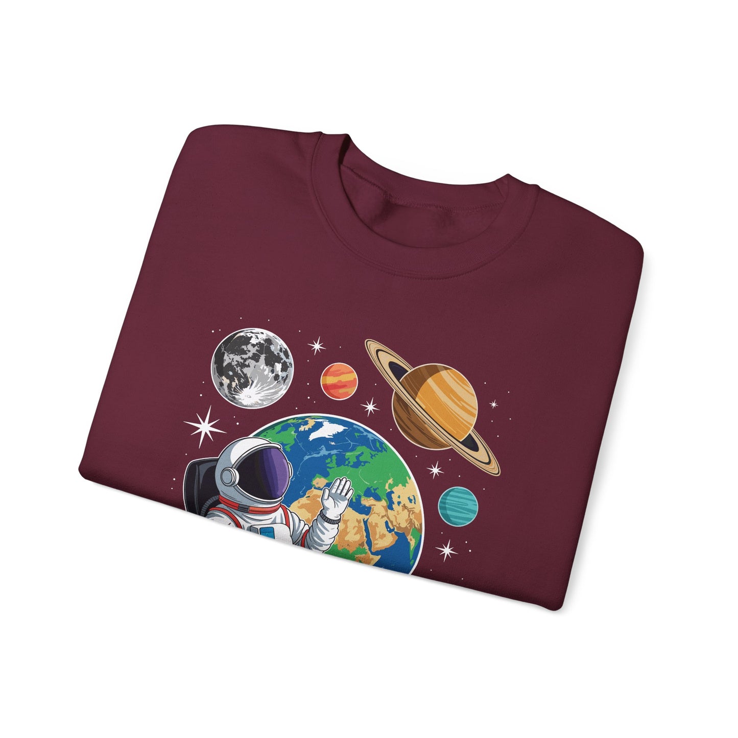 Astronaut Gamer Space Gaming System Planets Sweatshirt