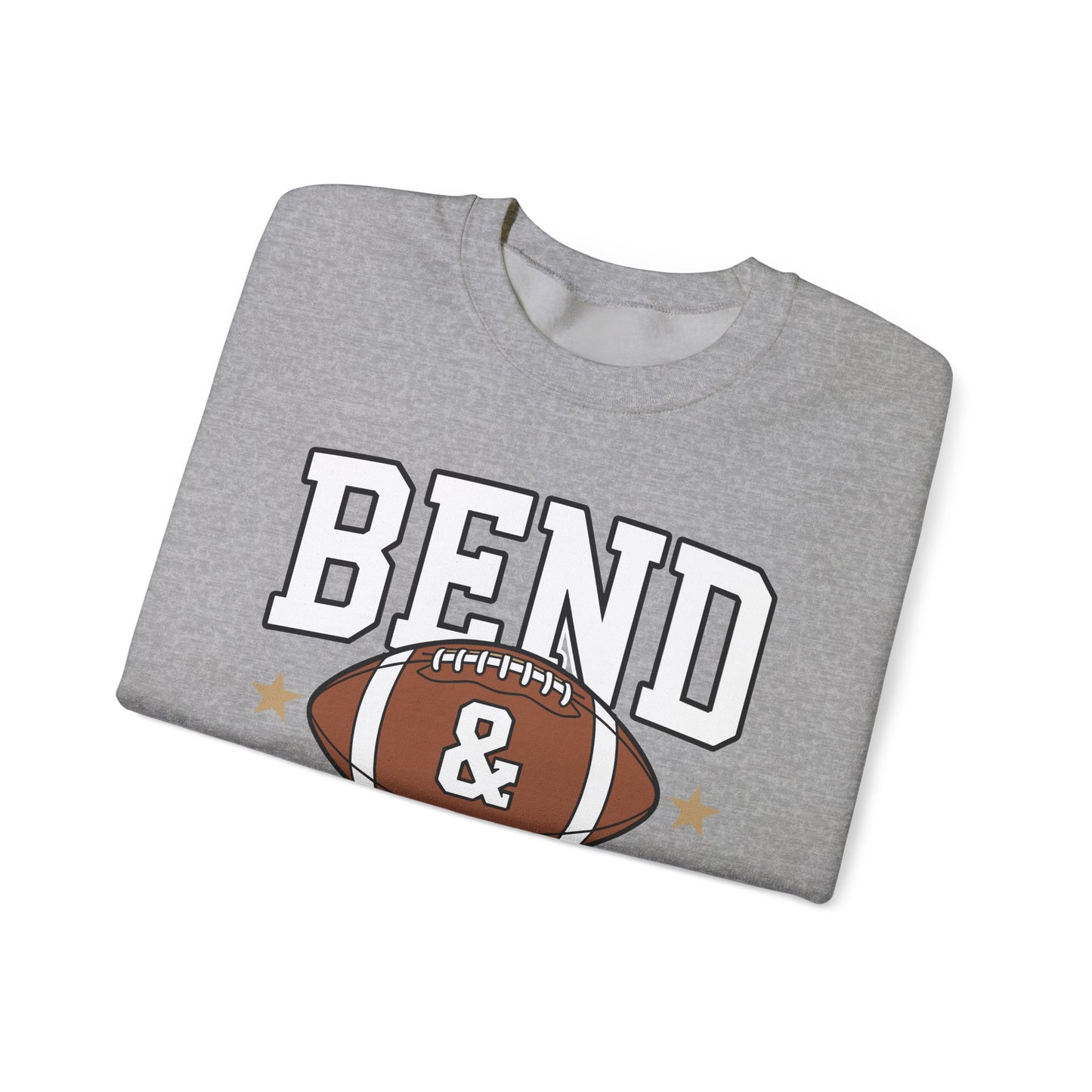 Funny Game Day Touchdown Season Cute Bend and Snap Football Sweatshirt
