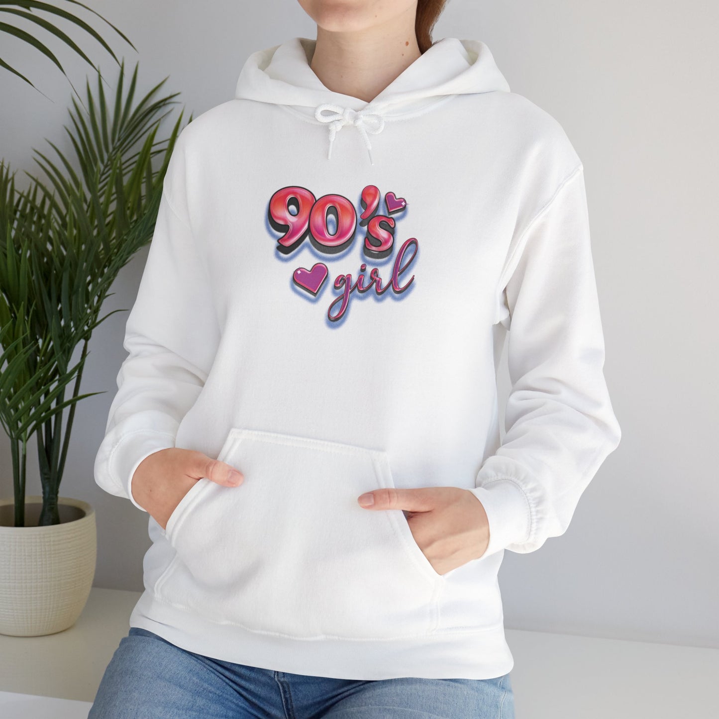 90s Girl Retro Aesthetic Hoodie for Women