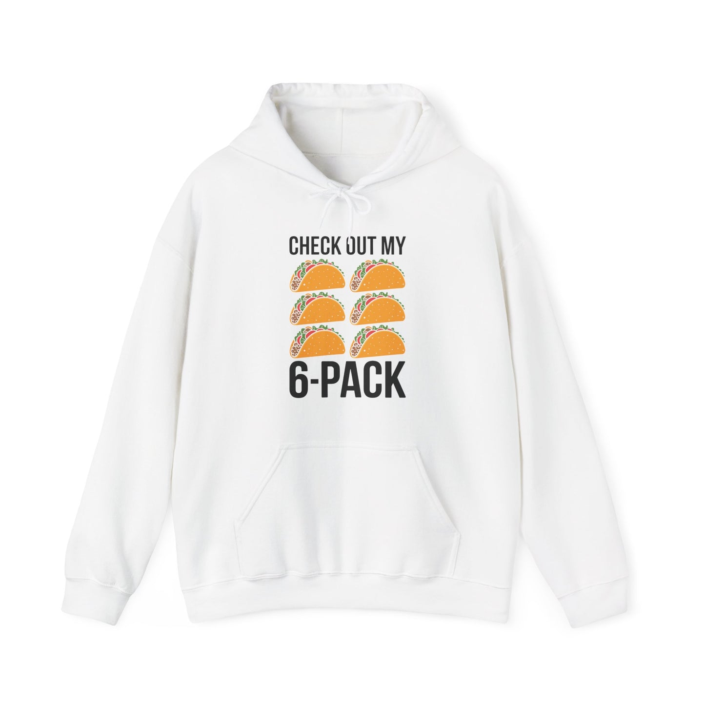 6 Pack Fitness Taco Funny Mexican Gym Top for Taco Lovers Hoodie