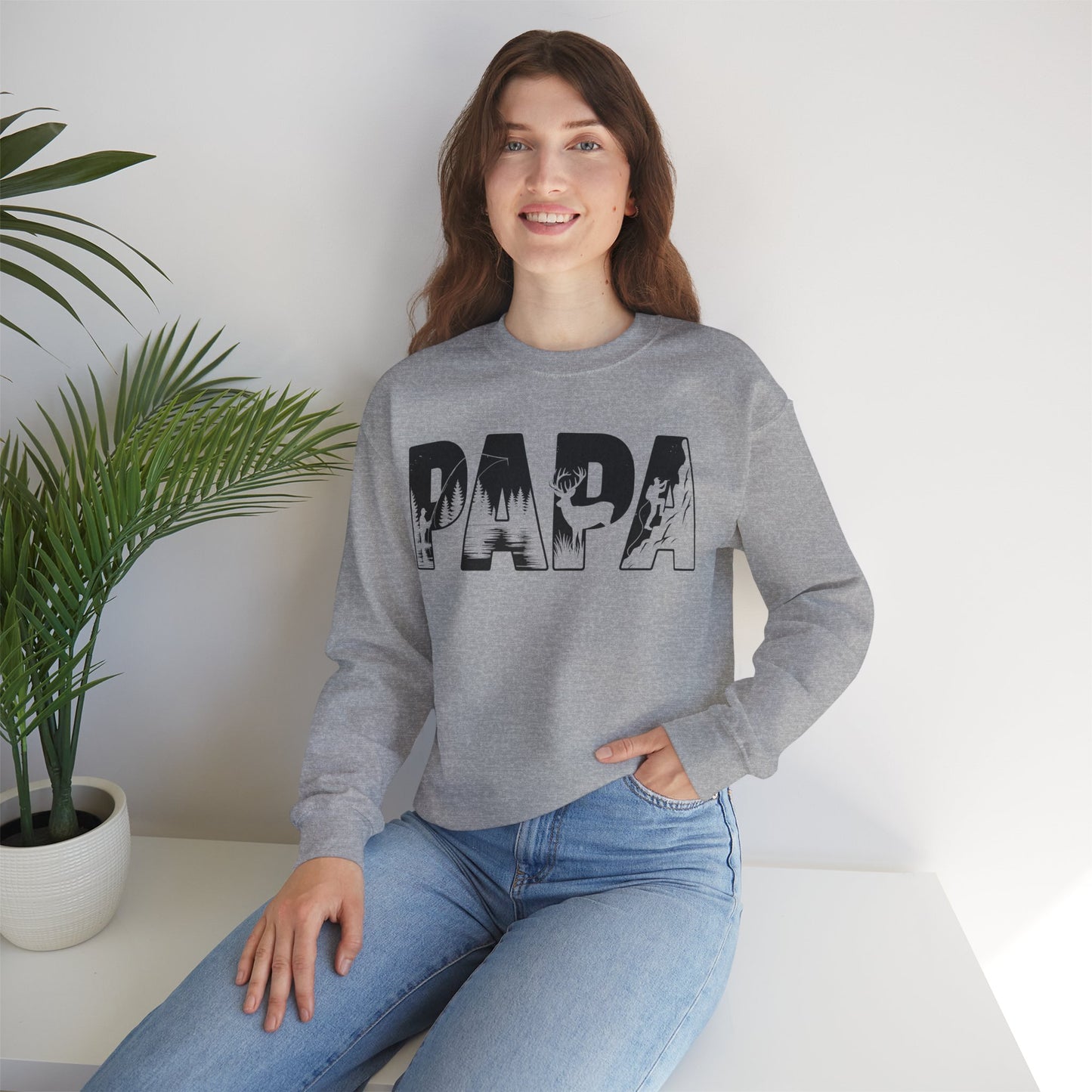 Best Hunting Dad Ever Shirt Vintage Father’s Day Sweatshirt for Men