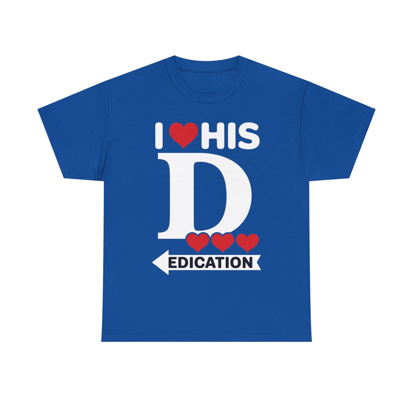 Funny Valentine's Day Couple Matching I Love His Dedication T-Shirt