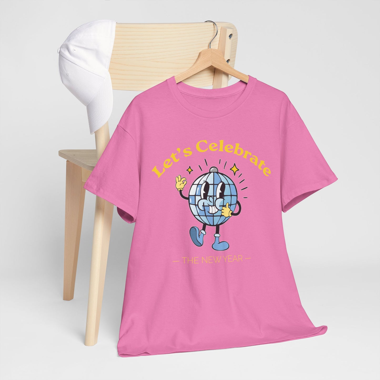 Cheers to Happy New Year Celebration T-Shirt Festivel NYE Party Tee for Men and Women