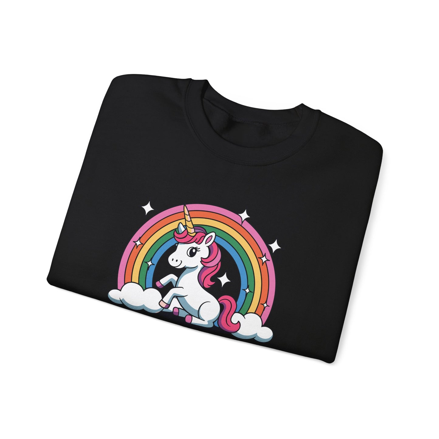 Funny Alpha Male Unicorn Sarcastic Ironic Weird Y2K Humor Sweatshirt