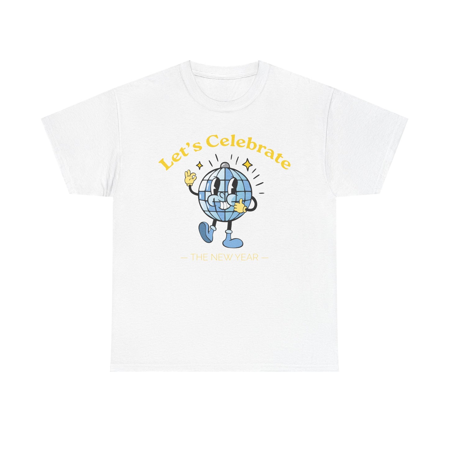 Cheers to Happy New Year Celebration T-Shirt Festivel NYE Party Tee for Men and Women