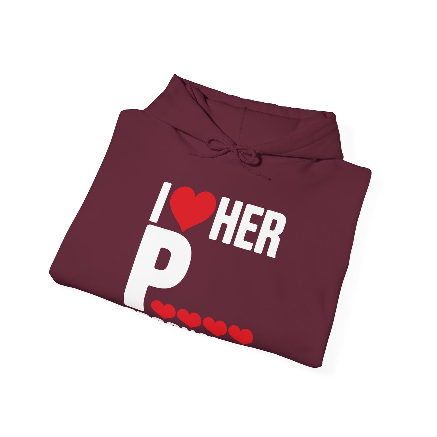 Funny Valentine's Day Couple Matching I Love Her Personality Hoodie