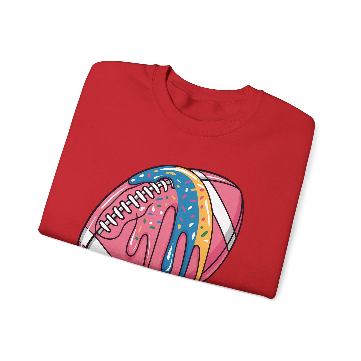 Football Drip For Lineman WR QB RB Ice Cream Sprinkles Sweatshirt