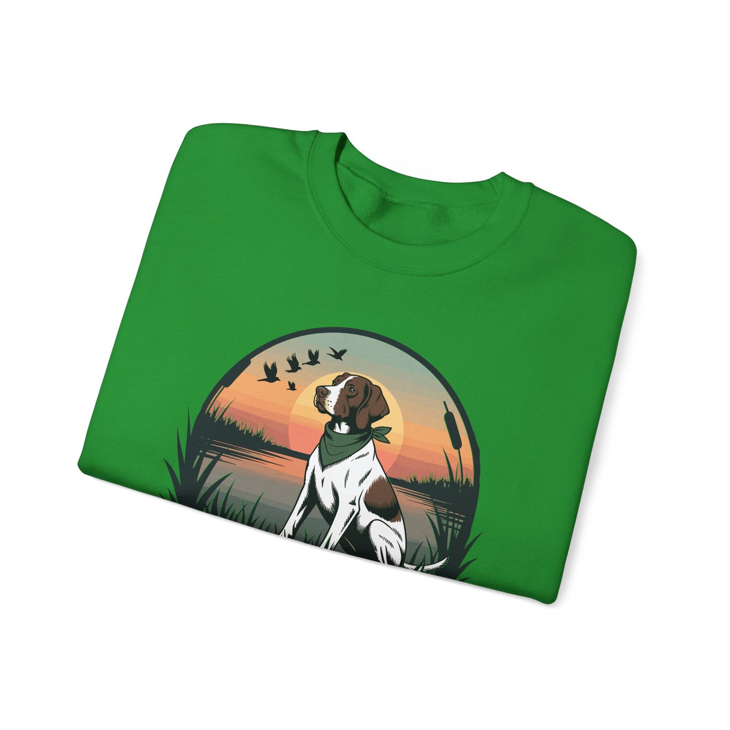 Local Boy Hunting Dog Vintage Sunset Hunting Season Sweatshirt