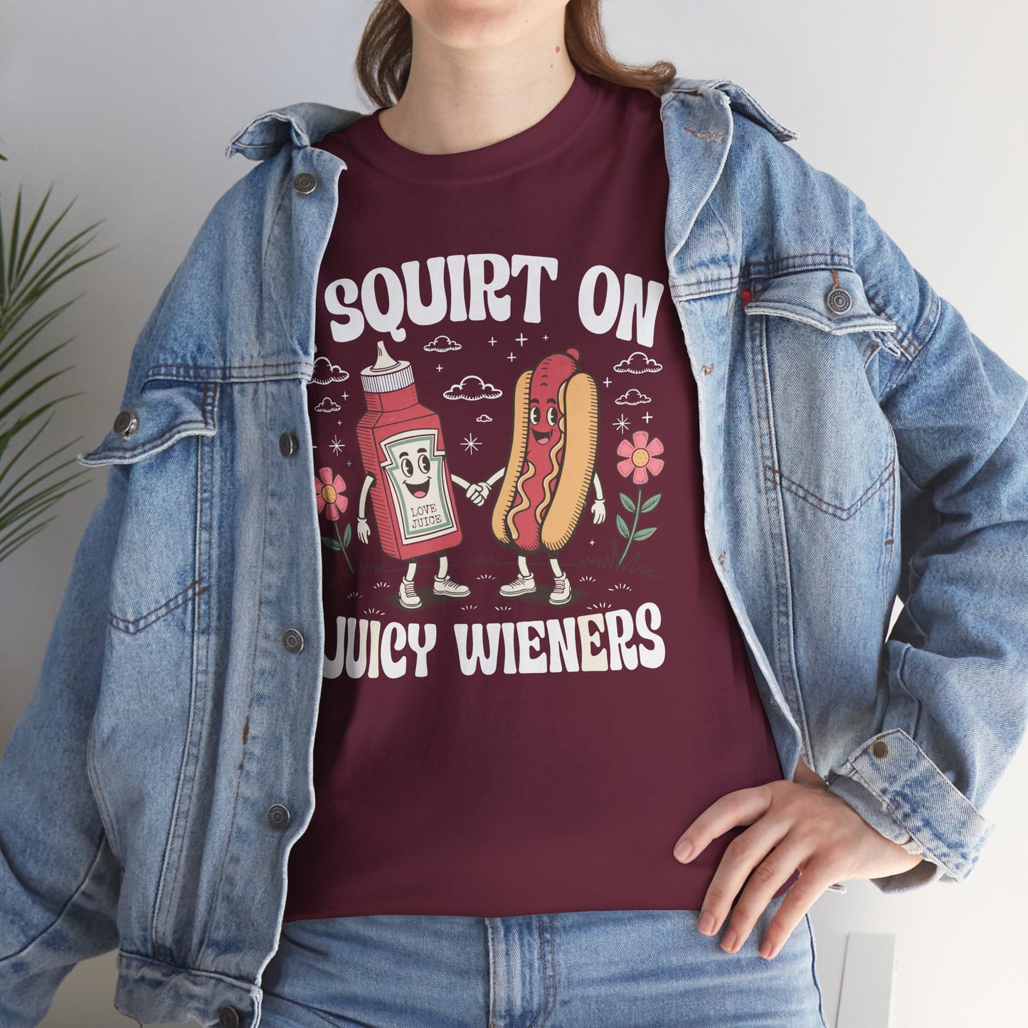 Its A Bad Day To Be A Hot Dog Funny meme Hotdog usa flag Men Women T-Shirt