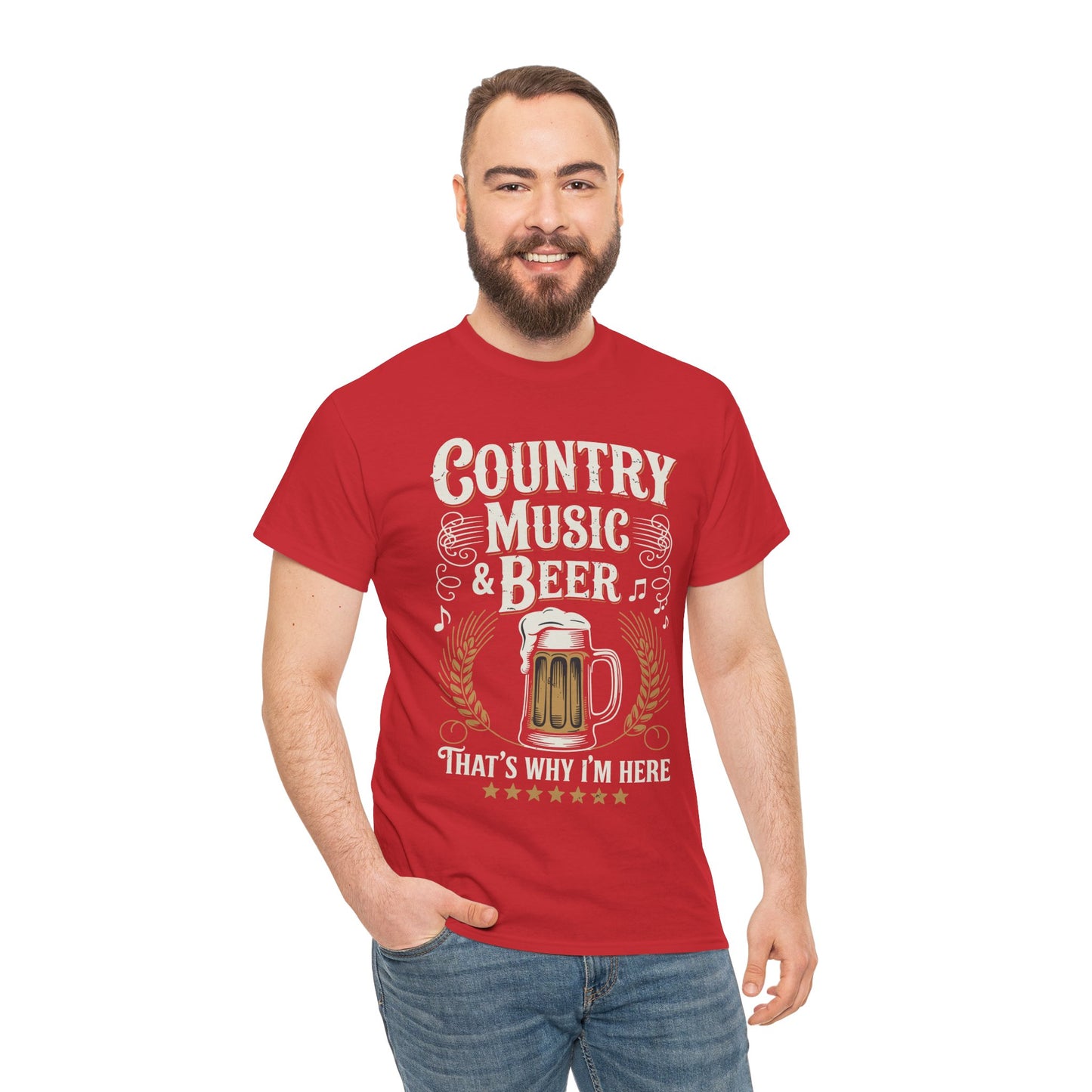 Vintage Country Music and Beer That's Why I'm Here Legends T-Shirt