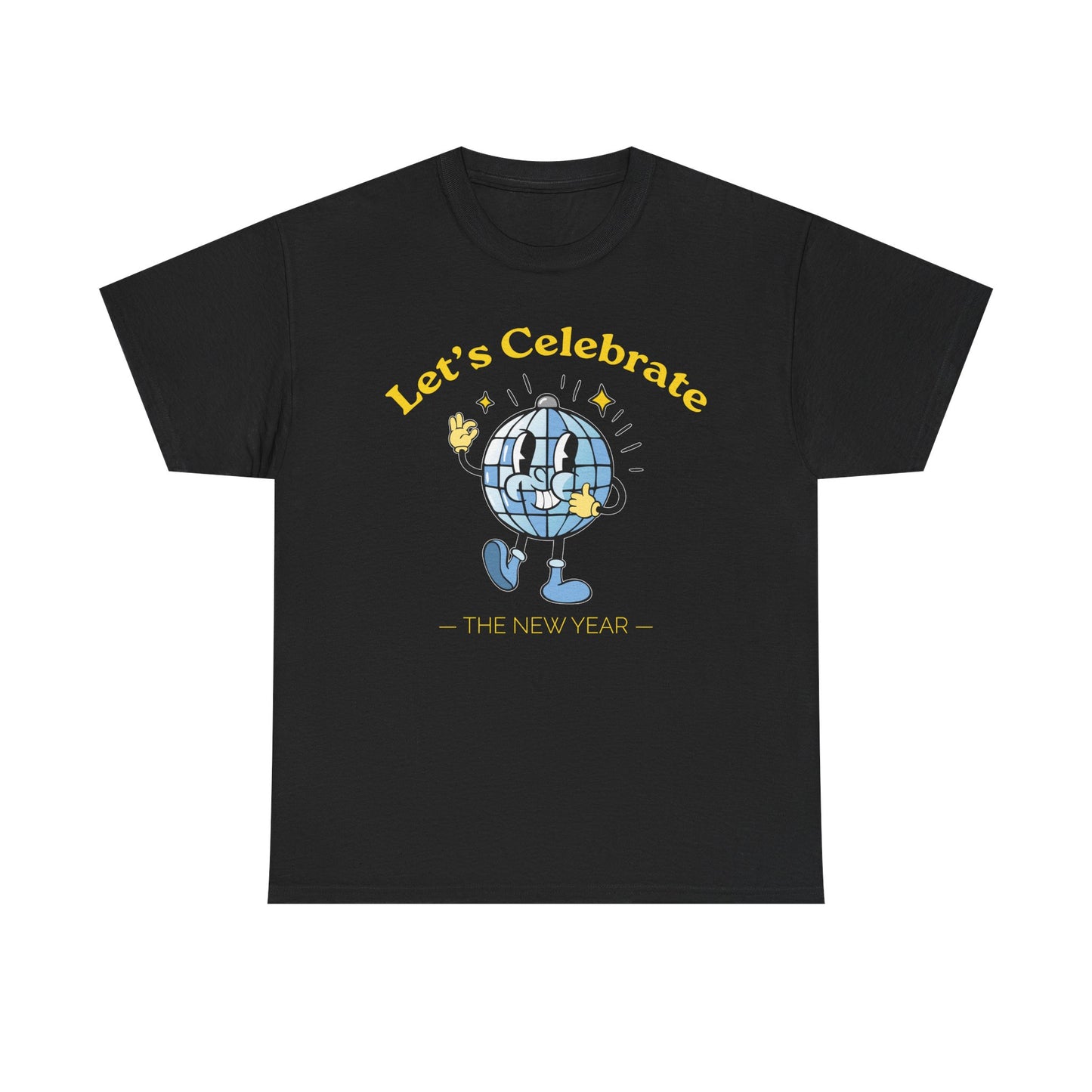 Cheers to Happy New Year Celebration T-Shirt Festivel NYE Party Tee for Men and Women