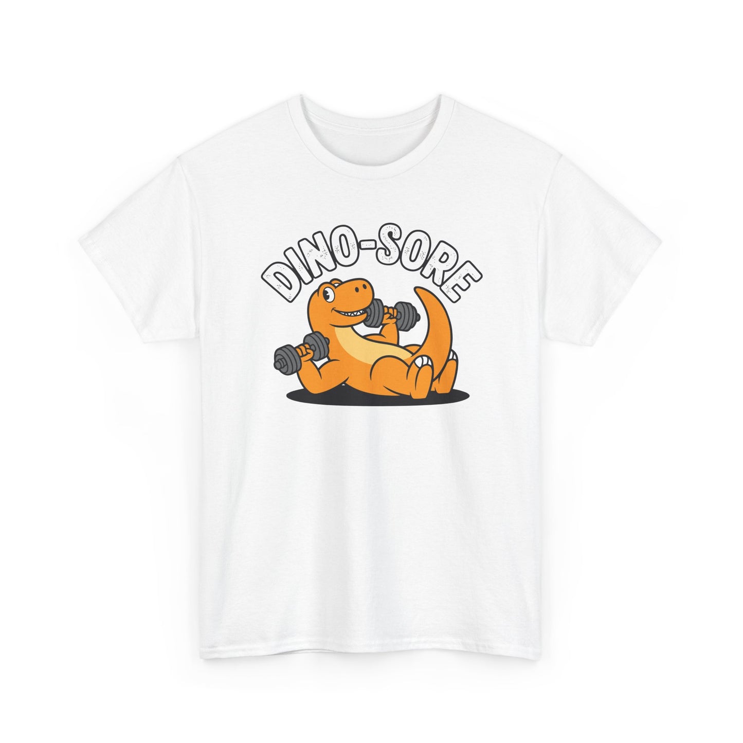 Gym Workout Dino Sore Exercise Fitness Boys Women Men T-Shirt