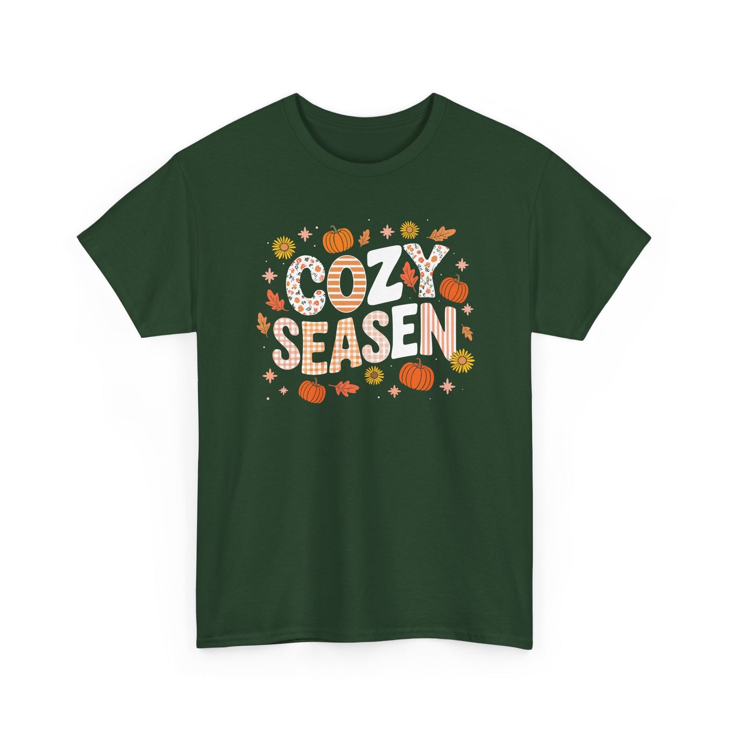 Cozy Season Autumn Fall Vibes Halloween Thanksgiving Pumpkin T-Shirt
