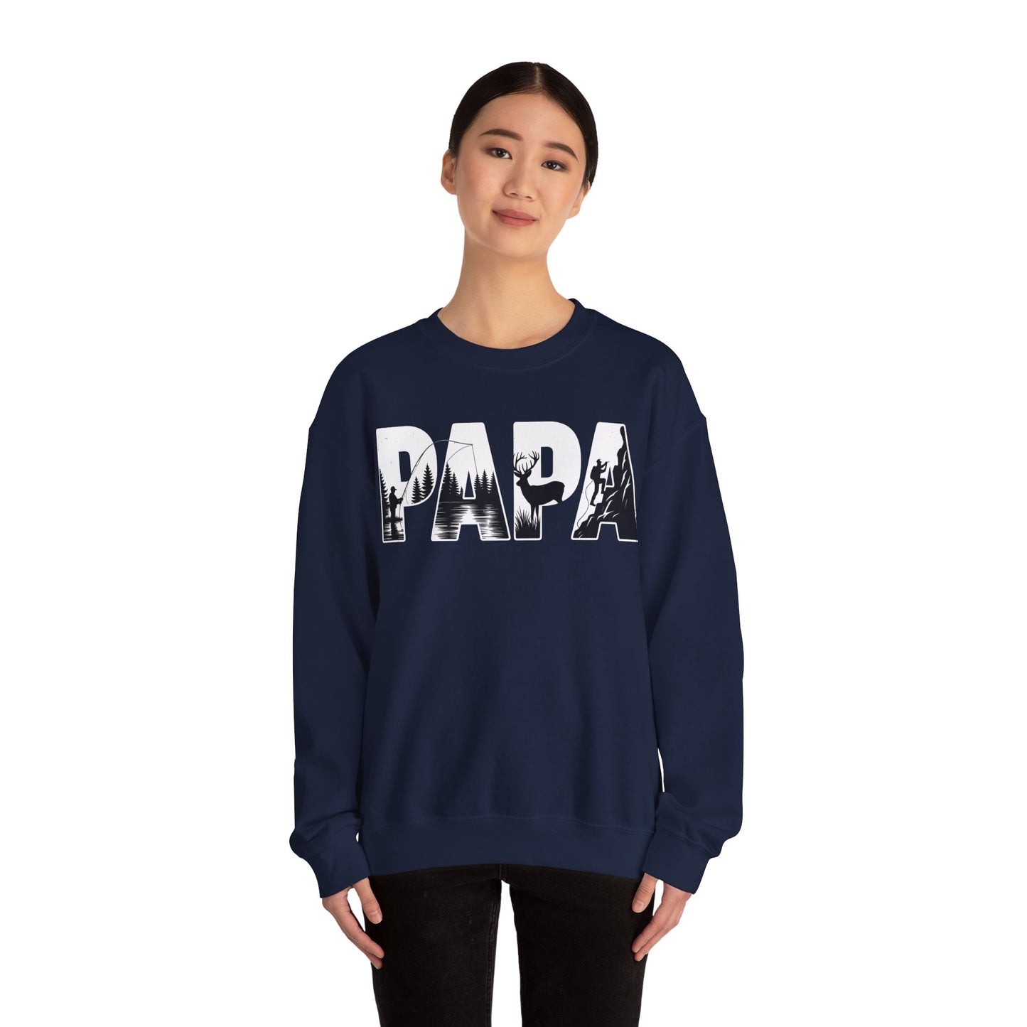 Best Hunting Dad Ever Shirt Vintage Father’s Day Sweatshirt for Men