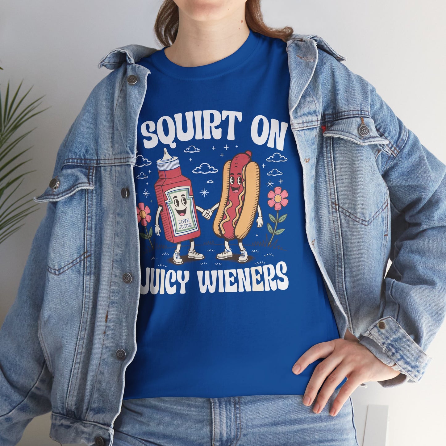 Its A Bad Day To Be A Hot Dog Funny meme Hotdog usa flag Men Women T-Shirt