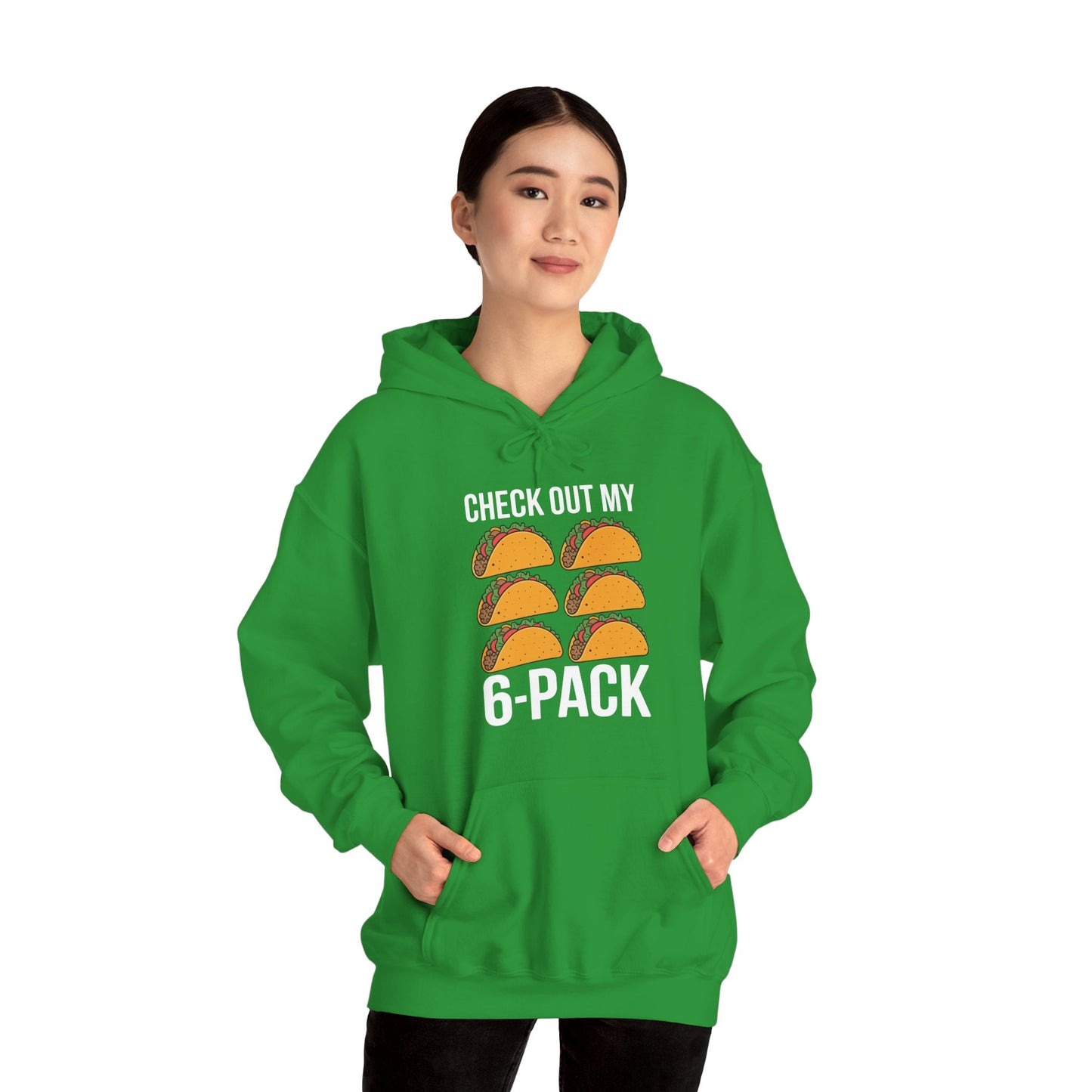 6 Pack Fitness Taco Funny Mexican Gym Top for Taco Lovers Hoodie