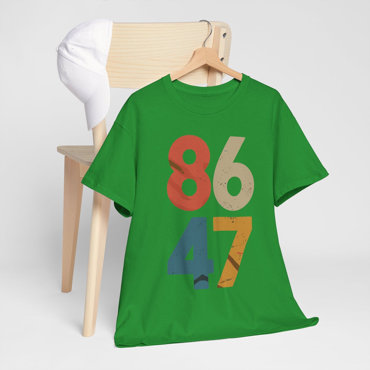 Classic Vintage 80s Style 86 47 Anti Trump T-Shirt