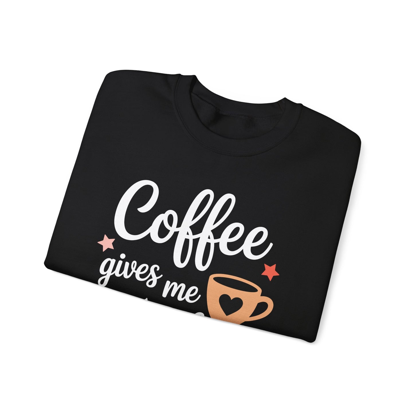 Coffee Gives Me Teacher Powers, Cute Teacher Appreciation Sweatshirt