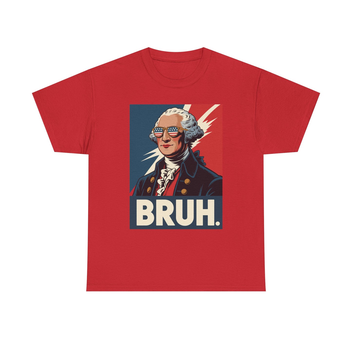 4th Of July 2025 George Washington Bruh. Meme Patriotic T-Shirt