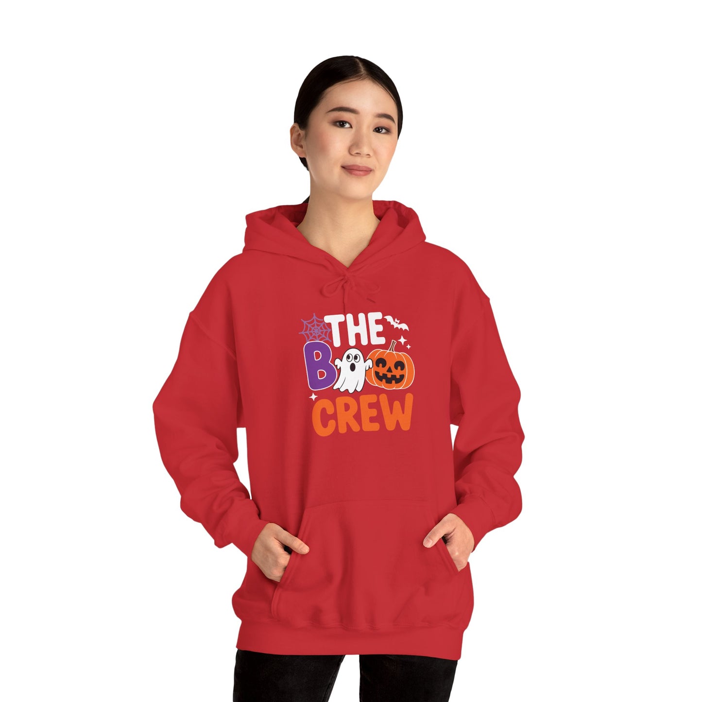Halloween The Boo Crew Cute Ghost Spooky Family Matching Hoodie