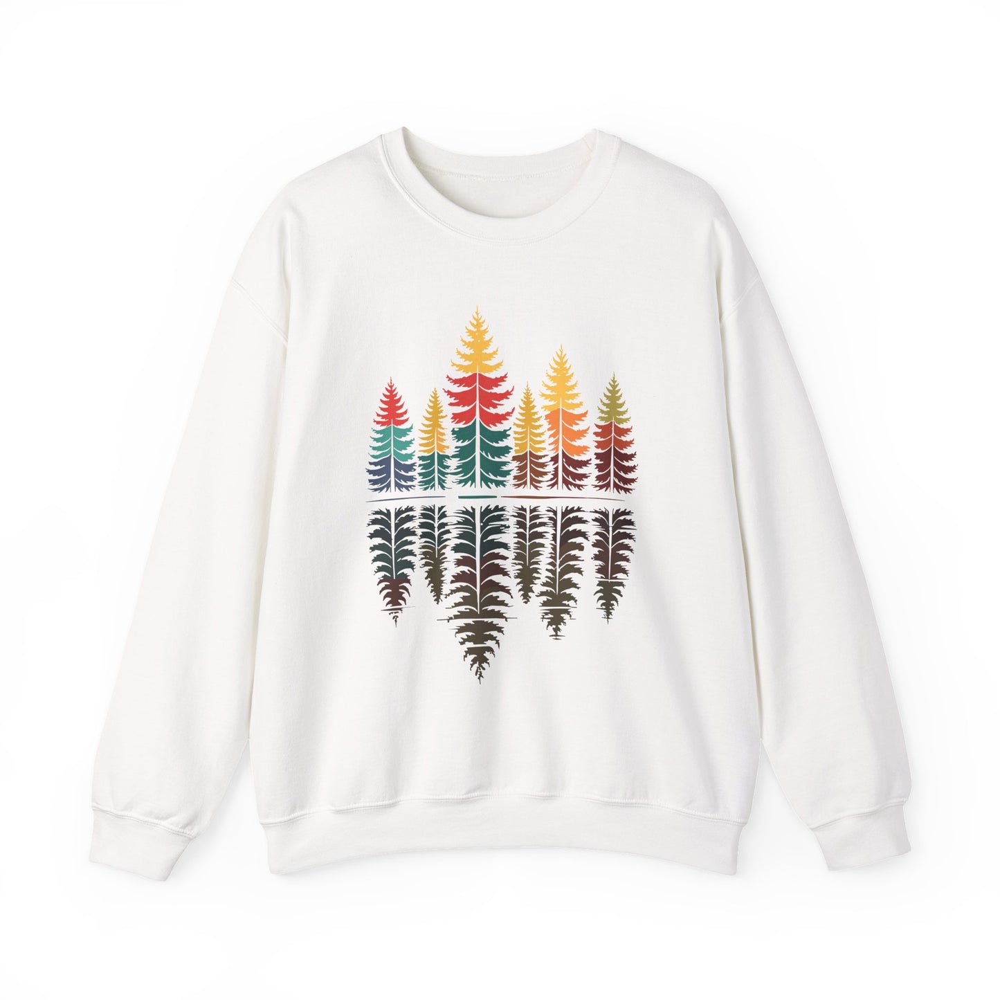 Nature Reflection Forest Trees Outdoor Wildlife Sweatshirt