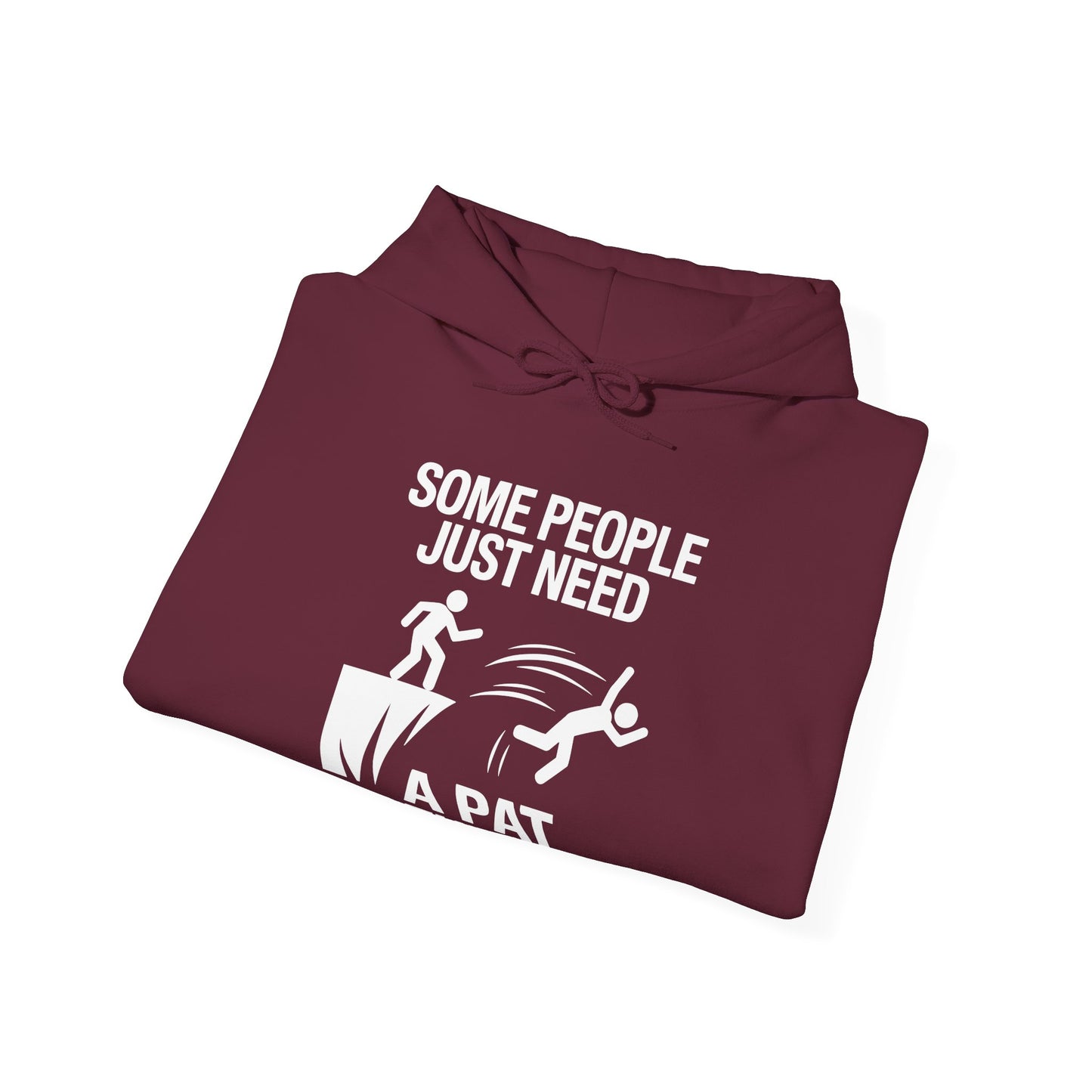 Funny Pat On The Back Adult Sarcastic Design Hoodie