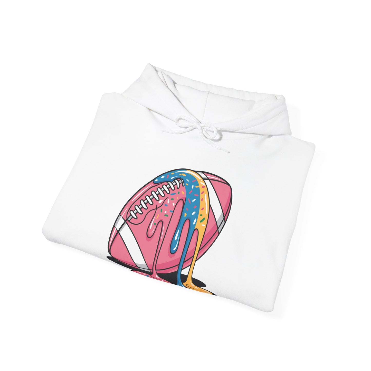 Football Drip For Lineman WR QB RB Ice Cream Sprinkles Hoodie