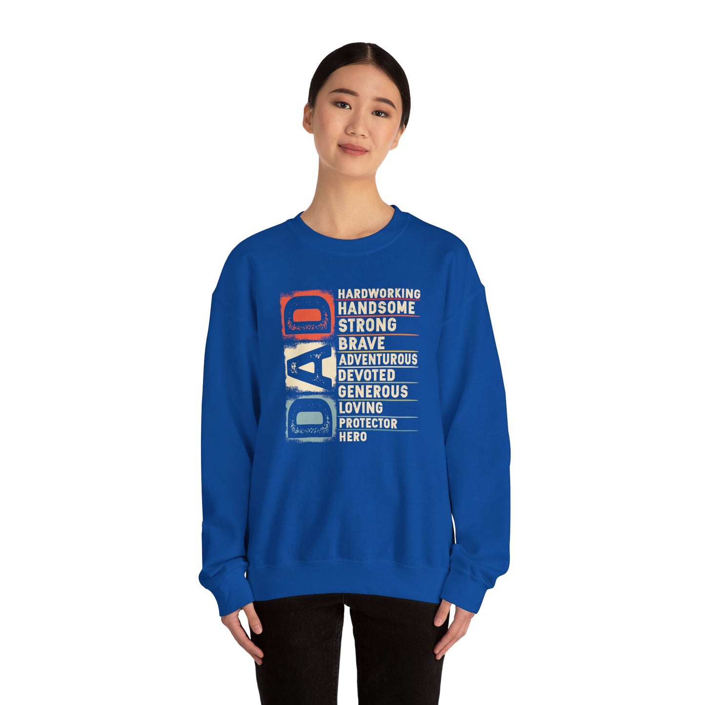 Vintage Funny Definition of Dad Retro Meme Joke Father's Day Sweatshirt