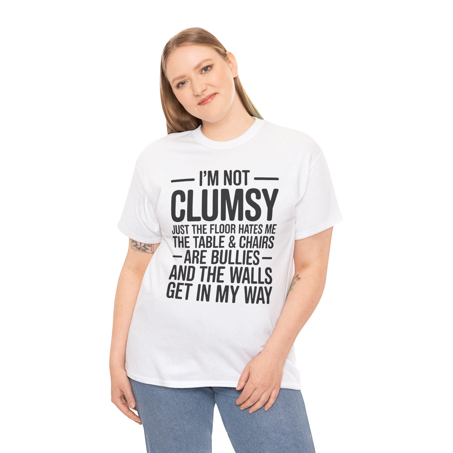 Funny I'm Not Clumsy Quote Sarcastic shirt